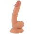 Domnul Rude - dildo realist cu ventuză, 18cm (natural) 