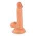 Mr. Rude - dildo realist cu ventuză - 17cm (natural) 