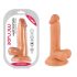 Mr. Rude - dildo realist cu ventuză - 17cm (natural) 