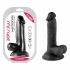 Mr. Rude - dildo realist cu ventuză - 17 cm (negru) 