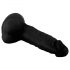 Dildo realist Mr. Rude cu ventuză - 19 cm (negru) 