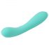 Tracy's Dog Teal Vibe - vibrator rezistent la apă, cu acumulator pentru punctul G (turcoaz) 