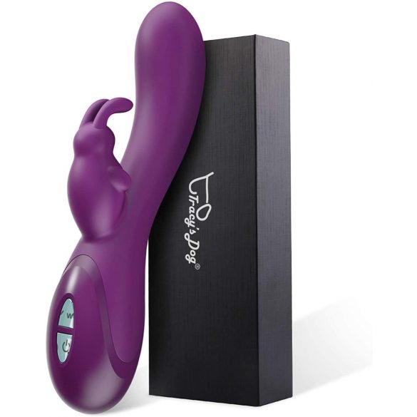 Vibrator Tracy's Dog Crybit - rezistent la apă, cu acumulator pentru clitoris (mov) 