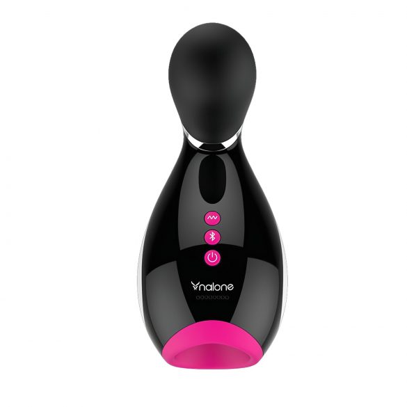 Nalone Oxxy - Smart Masturbator cu Vibrații (negru-roz-alb)