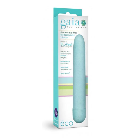 Vibrator ecologic Gaia Eco L - mare (albastru) 