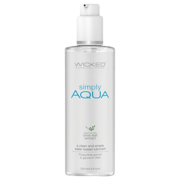 Aqua Simplu Vegan - Lubrifiant 100% vegan (120ml) 