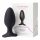 LOVENSE Hush 2 L - vibrator anal mic cu acumulator (57mm) - negru 