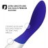 LELO Mona Wave - vibrator rezistent la apă pentru punctul G (albastru) 