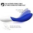 LELO Mona Wave - vibrator impermeabil pentru punctul G (albastru)