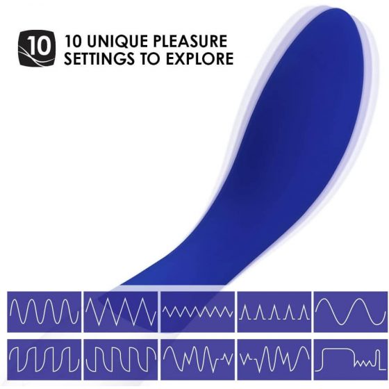 LELO Mona Wave - vibrator impermeabil pentru punctul G (albastru)