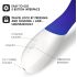 LELO Mona Wave - vibrator rezistent la apă pentru punctul G (albastru) 