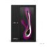 LELO Soraya 2 - vibrator cu acumulator, impermeabil, cu braț pentru clitoris (mov)