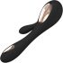 LELO Soraya Wave - vibrator cu acțiune de balansare, cu stimulator de clitoris (negru) 