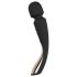 LELO Smart Wand 2 - mediu - vibrator de masaj (negru), reîncărcabilă cu baterie