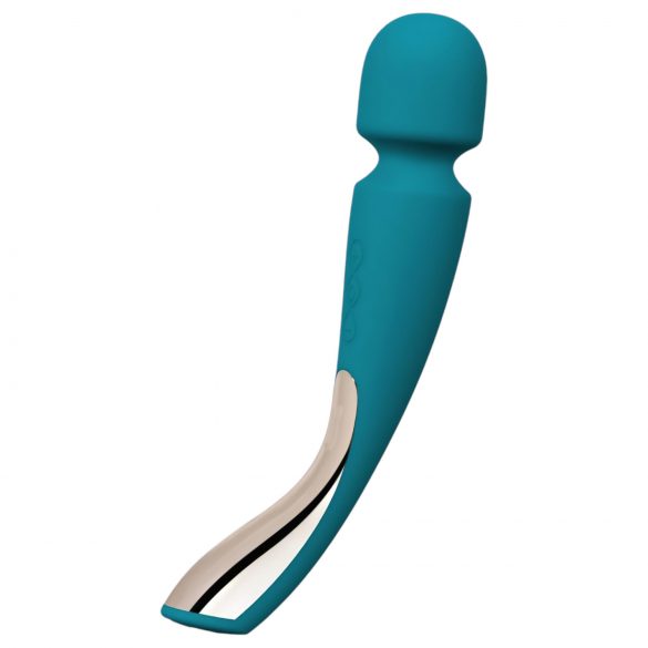 LELO Smart Wand 2 - mediu - vibrator masaj, reîncărcabil (turcoaz) 