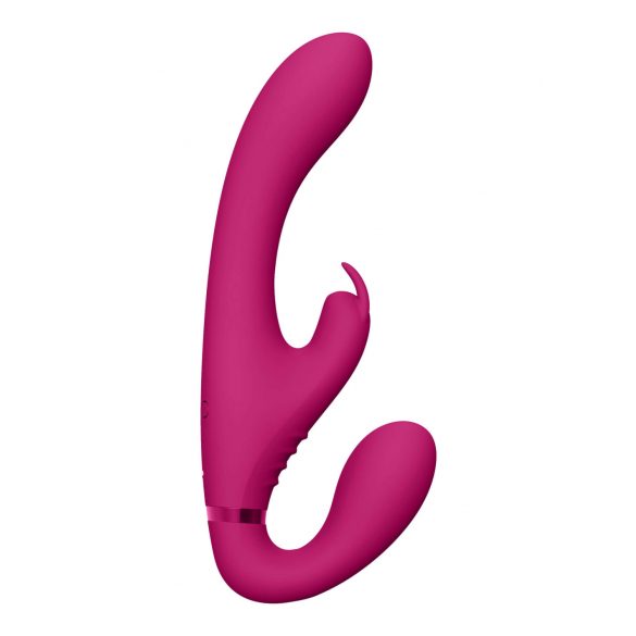 Vive Suki - vibrator strapless cu acumulator (roz) 