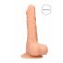 RealRock Dong 7 - dildo realist cu testicule (17cm) - natural 