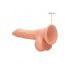 RealRock Dong 7 - dildo realist cu testicule (17cm) - natural 