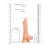 RealRock Dong 7 - dildo realist cu testicule (17cm) - natural 