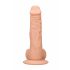 RealRock Dong 8 - dildo realist cu testicule (20cm) - natural 