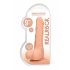 RealRock Dong 9 - dildo realist cu testicule (23 cm) - natural 