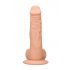 RealRock Dong 9 - dildo realist cu testicule (23 cm) - natural 