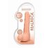 RealRock Dong 10 - dildo realist cu testicule (25cm) - natural 