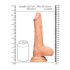 RealRock Dong 10 - dildo realist cu testicule (25cm) - natural 