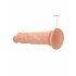 RealRock Dong 10 - dildo realist (25cm) - natural 