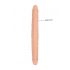 RealRock Double Dong 14 - dildo dublu (36cm) - natural 