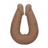 Double Dong RealRock 14 - dildo dublu (36cm) - culoare naturală închisă 