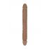 RealRock Double Dong 18 - dildo dublu (46cm) - natural închis 