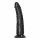 RealRock Slim - dildo realist cu ventuză - 15,5cm (negru) 