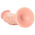 RealRock - dildo realist cu ventuză - 15,5 cm (natur)