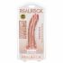 Dildo realist RealRock cu ventuză - 15,5cm (natural) 