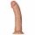 Dildo realistic RealRock cu ventuză - 15,5 cm (natur închis) 