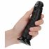 RealRock - dildo realist cu ventuză - 15,5cm (negru) 