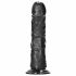 RealRock - dildo realist cu ventuză - 15,5cm (negru) 