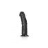 RealRock - dildo realist cu ventuză - 15,5cm (negru) 