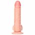 Dildo realist cu ventuză și testicule - 15,5cm (natural) 