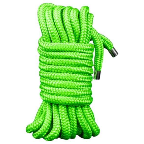 Rope luminoasă pentru bondage - 10m (verde) 