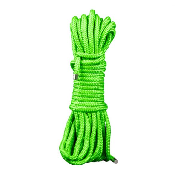 Cord iluminat pentru bondage - 5m (verde) 