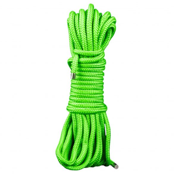 Cord iluminat pentru bondage - 5m (verde) 