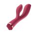 Vibrator clitoridian Raytech Rose, rezistent la apă, cu acumulator (roșu) 