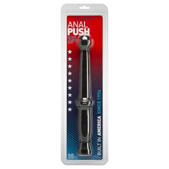 Doc Johnson Anal Push - dildo cu mâner (negru) 