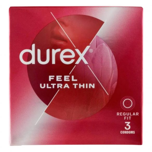 Durex Feel Ultra Thin - prezervativ ultra subțire (3 buc) 