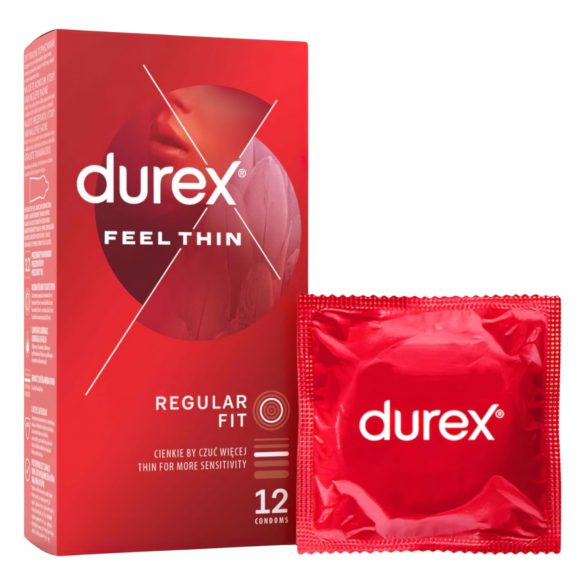 Durex Feel Thin - prezervative subțire (12 buc) 