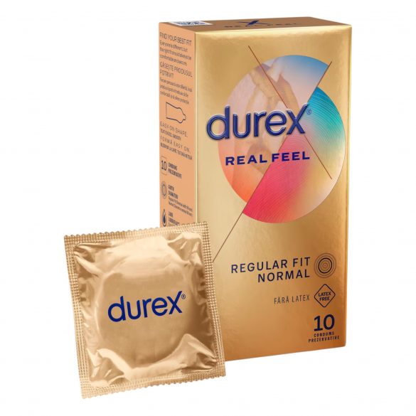 Durex Real Feel - prezervative fără latex (10 buc)