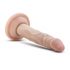 Dr. Skin 5 - dildo realist cu ventuză - natural (14,5 cm) 