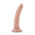 Dr. Skin 7 - dildo realist cu ventuză - natural (17,5 cm) 